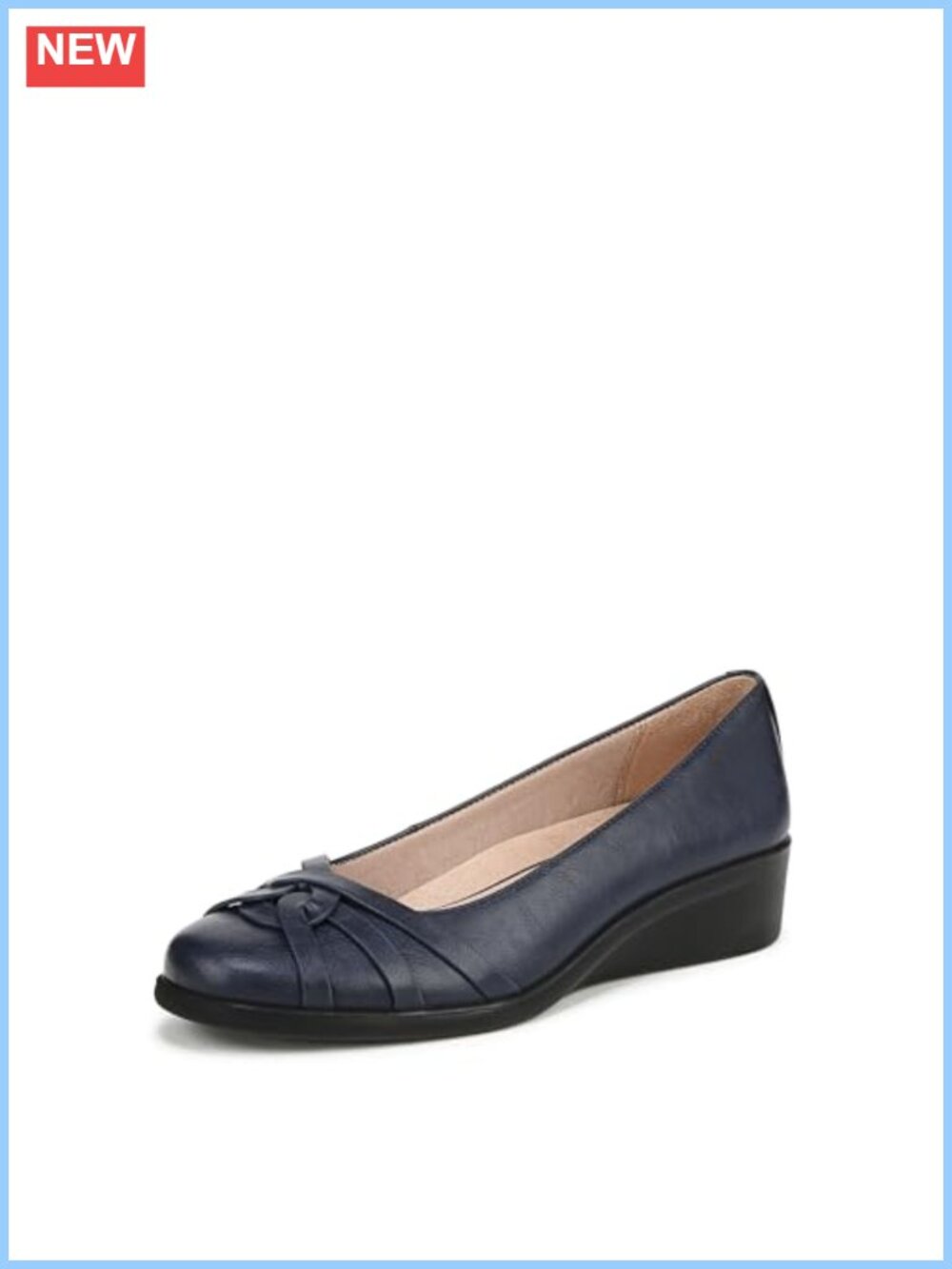 Women's Ballerina Flat Wedge Heel Slip-On Shoes